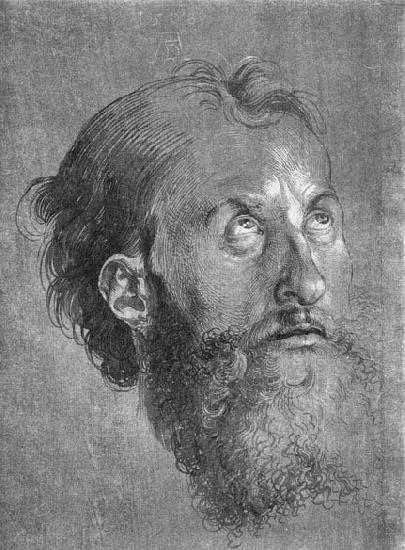 Albrecht Durer Head of an Apostle Looking Upward Germany oil painting art
